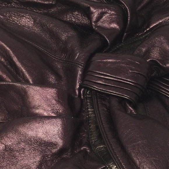 Kooba Purple Metallic Large Leather Hobo Bag - Picture 7 of 15